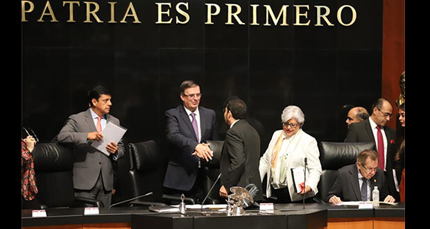 En Senado, comisiones avalan T-MEC y Ebrard revela acuerdo con Trump