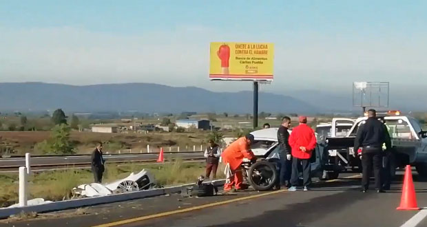 Muere administrador de El Cristo por accidente en la Puebla-Atlixco