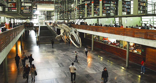 Reabren biblioteca Vasconcelos, pero sigue protesta del SNTC
