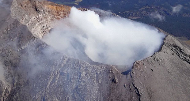 Expertos descartan formación de nuevo domo en el Popocatépetl