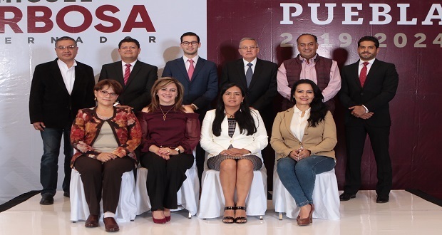 Presentan equipo de transición de Miguel Barbosa; una priista entre ellos