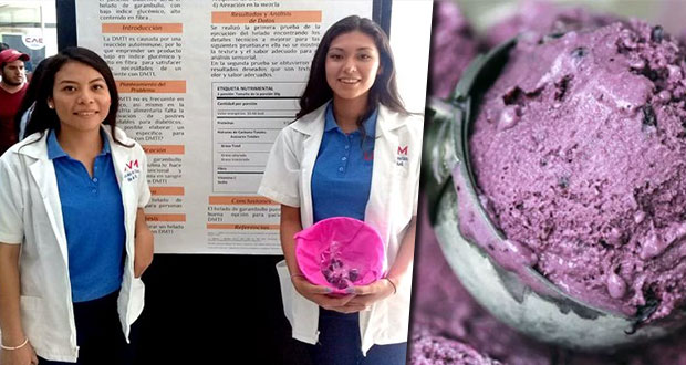 Alumnas de la UVM en Puebla crean helado que podrán comer diabéticos