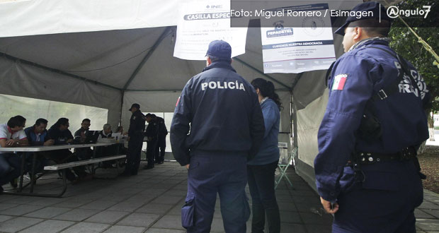 INE registra 47 incidentes menores en elección a gobernador de Puebla