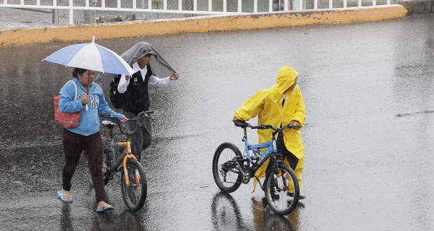 Pronostica PC lluvias intensas y continuas en Puebla