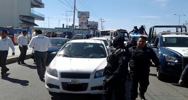SIMT retira 80 unidades irregulares, entre rutas y taxis, en Puebla