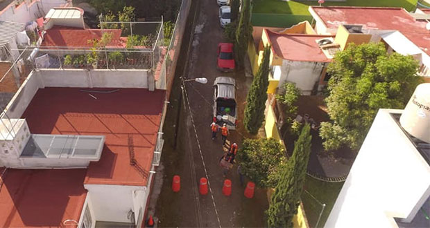 Ayuntamiento de San Andrés Cholula adoquina calle del Pozo