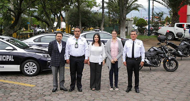 Comuna de San Martín invierte 2.4 mdp en patrullas y motopatrullas