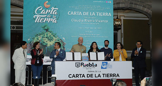 Comuna signa Carta de la Tierra en pro del desarrollo sustentable