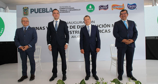 Empresa de envasado de lácteos invertirá en Puebla 120 mdp
