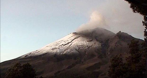 Estable, comportamiento del Popocatépetl, reportan PC y Cenapred