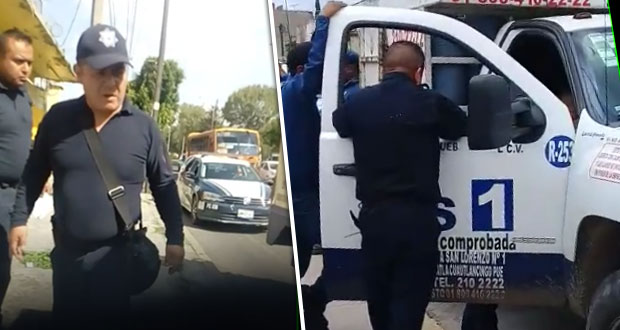Gaseros acusan extorsión de policías estatales de Puebla. Foto: Especial