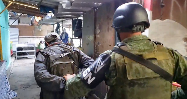 Guardia Nacional se suma a operativo en Mercado Unión; al menos 14 detenidos