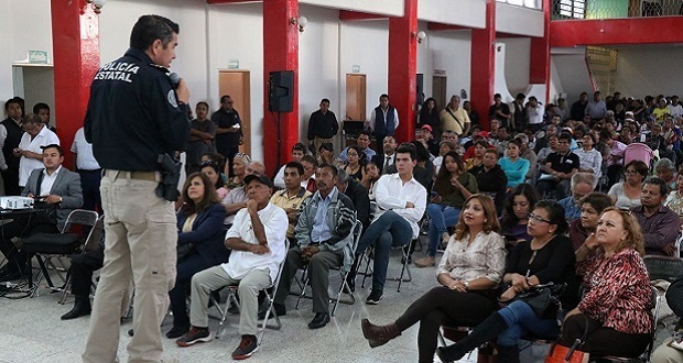 SSP escucha a colonos del sur de la ciudad de Puebla