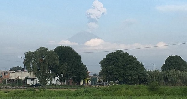 Permanece Popocatépetl en amarillo fase dos: Protección Civil