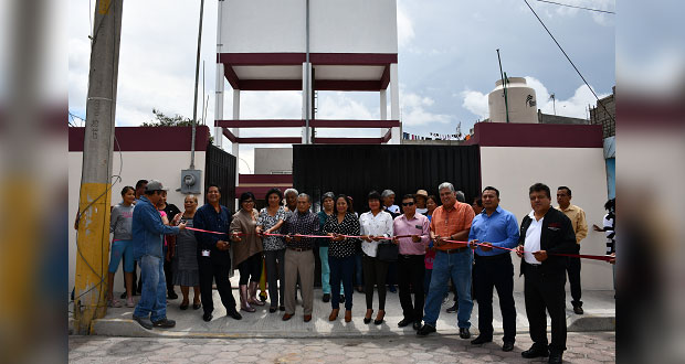Rehabilitan tanque de almacenamiento en localidad de Cuautlancingo
