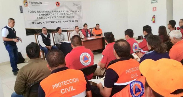 En Sierra Norte, inician mesas de trabajo por temporada de huracanes