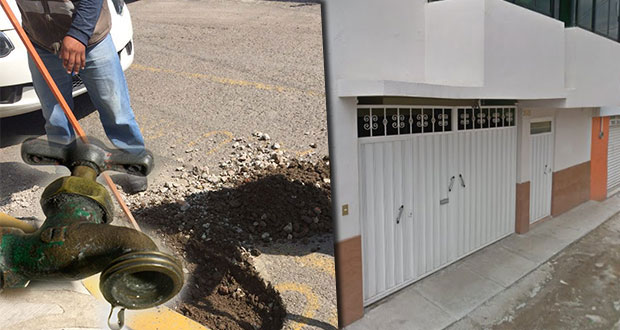 Acusan cobro excesivo y abusos de Agua de Puebla en Tres Cruces