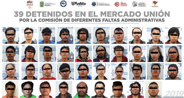 Aseguran 650 dosis de posible droga y caen 41 en operativo de Mercado Unión