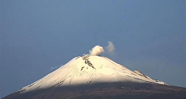 PC y Cenapred identifican 77 exhalaciones del Popocatépetl