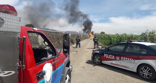 Fuga de gas LP explota; hay 4 policías y 2 elementos de PC heridos