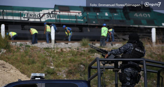 SSP de Puebla registra a la semana dos intentos de robo a trenes
