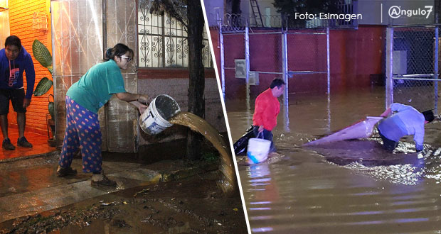 En 3 días, lluvias dejan 6 muertos, inundaciones y desbordamiento en Puebla