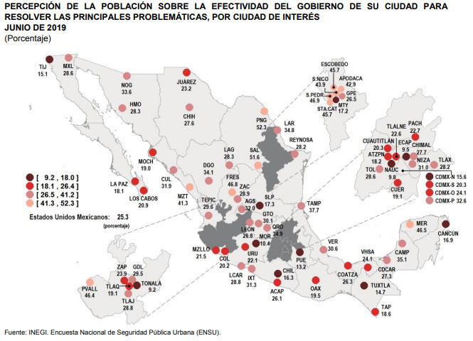 Más de 60% en la Angelópolis percibe una autoridad corrupta e ineficaz: Inegi