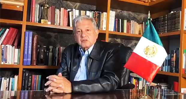Hay mano negra y no causa justa en manifestaciones de PF, revira AMLO