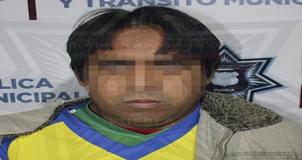 Detienen a posible violador de menor en Puebla capital