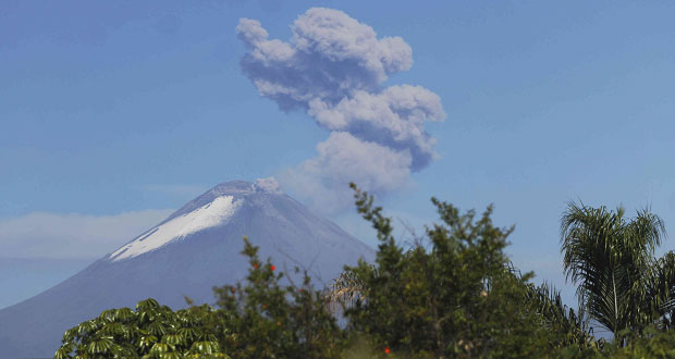 Actividad del Popocatépetl, dentro de alerta amarilla fase 2