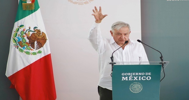 “Bandera blanca” en presidencia al quitar corrupción, dice AMLO en Puebla