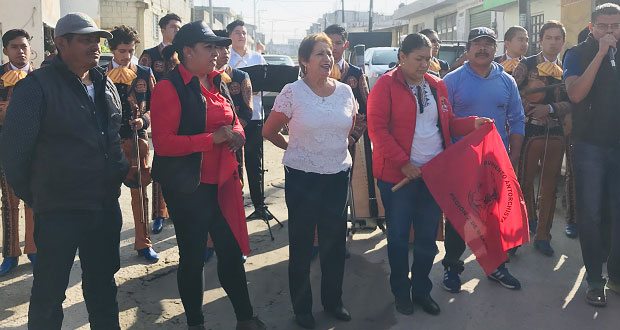 Antorcha inicia pavimentación de calle en la colonia 2 de Marzo