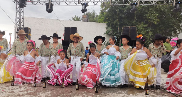 Antorcha lleva grupo cultural a fiesta patronal en Tepeojuma