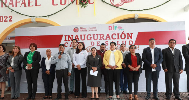 Ayuntamiento de San Andrés Cholula inaugura casa de salud