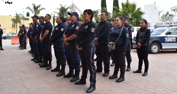 Capacitan a policías de Ocoyucan para procurar certeza jurídica