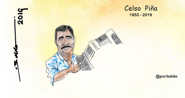 Caricatura: Adiós rebelde del acordeón
