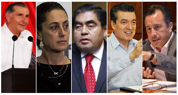 Barbosa y 4 gobernadores de Morena no intervendrán en renovación de dirigencia
