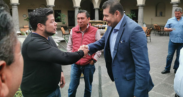 Diputados de Puebla y Armenta se reúnen por presupuesto de 2020