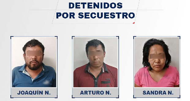 FGE rescata a secuestrada y detiene a tres plagiarios en Veracruz