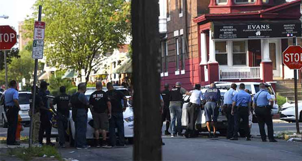 En Filadelfia, hiere a 6 policías cuando intentaban detenerlo