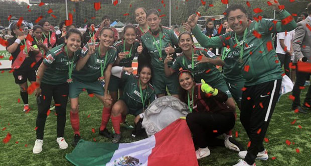 Poblana, entre las campeonas mundiales del Homless World Cup