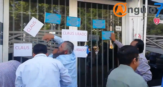 ONGs clausuran simbólicamente Agua de Puebla y exigen renuncia de director