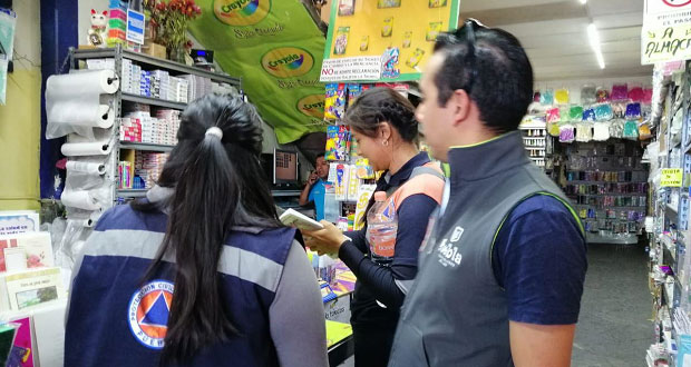 PC verifica seguridad en 80 negocios de útiles y uniformes del CH