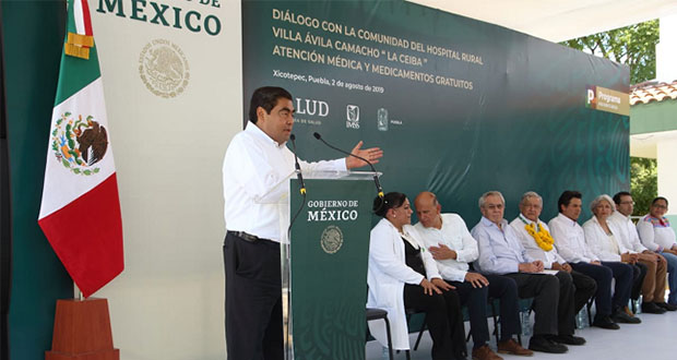 Puebla y Federación pactan acuerdo para atender sector salud: Barbosa