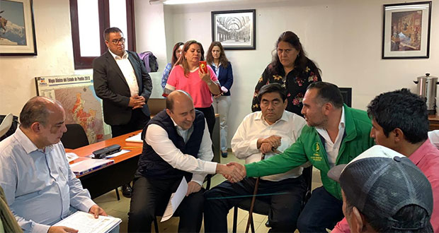 Barbosa, dispuesto a avalar creación de centro ejidal en Chignahuapan: UNTA