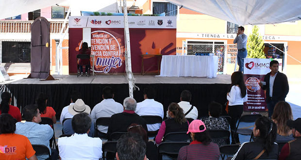 Realizan jornada de atención de violencia de género en Cuautlancingo