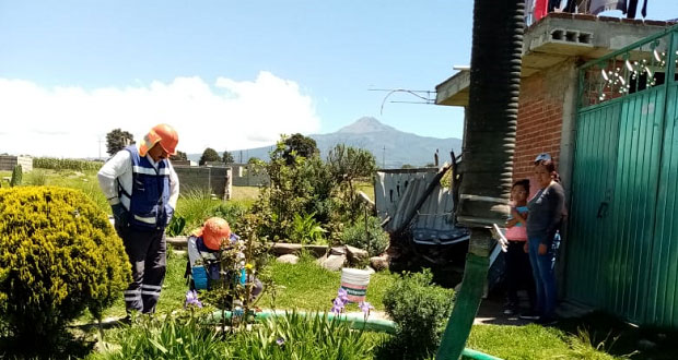 Antorcha gestiona desazolve en colonia 2 de Marzo de Puebla