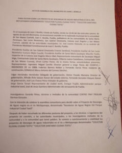 Acusan afectación en Juan C. Bonilla por descargas y logran prohibirlas