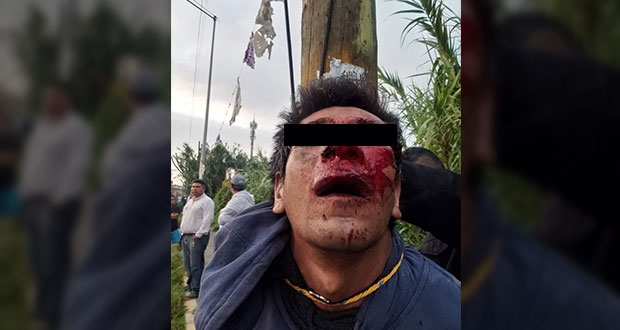 Colonos de la Romero Vargas detienen y golpean a presunto asaltante