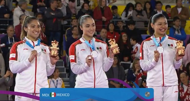 Karateca Victoria Cruz da a Puebla medalla de plata en Juegos Panamericanos